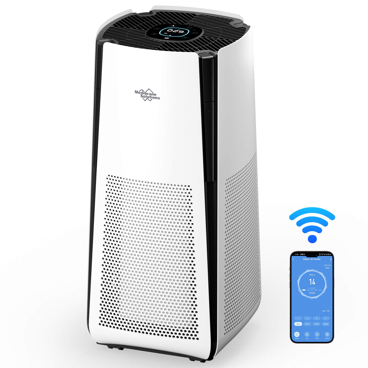 MS601 Smart Air Purifier for Extra Large Room up to 3027 Sq Ft